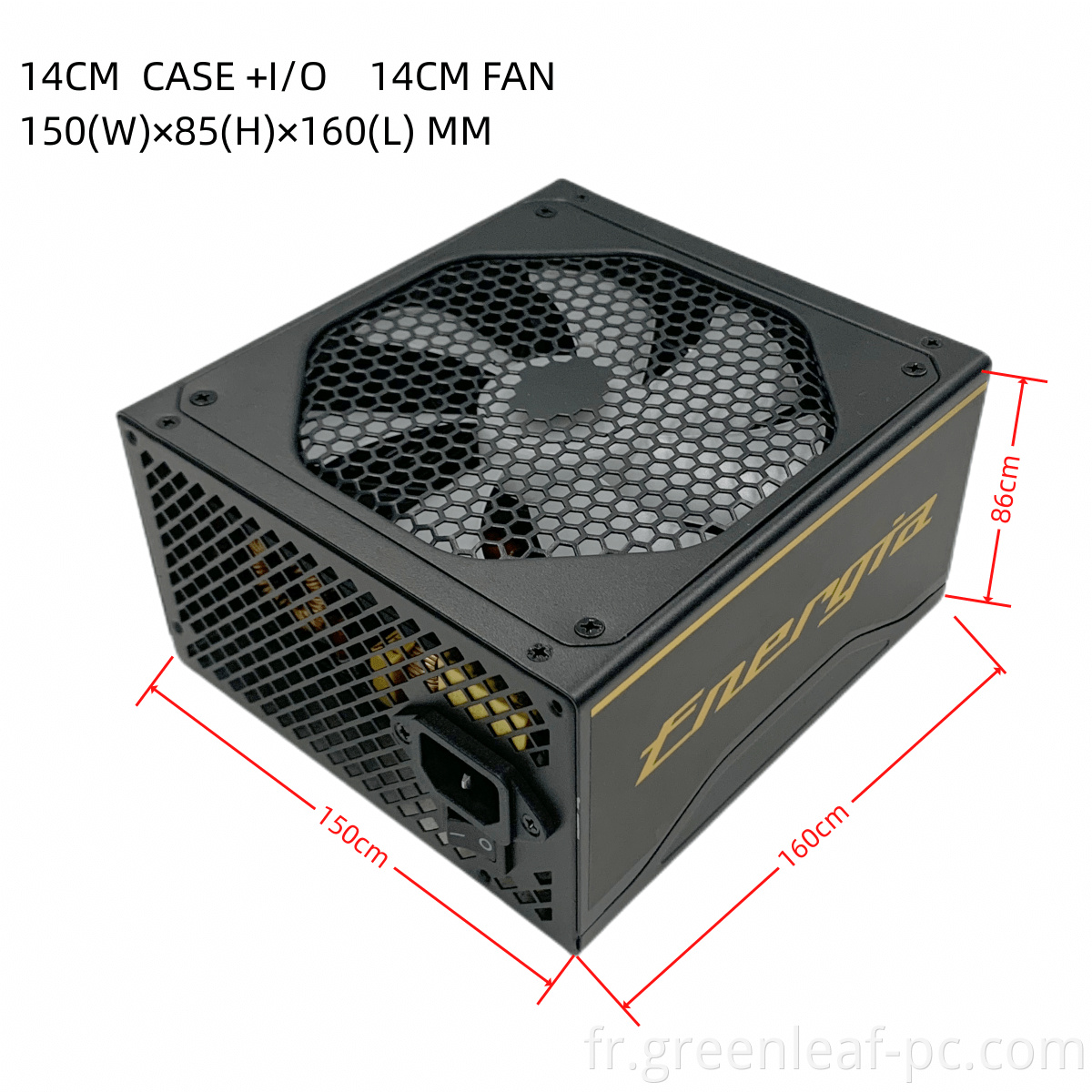 Green Leaf 650W APFC 80PLUS Bronze Power Source